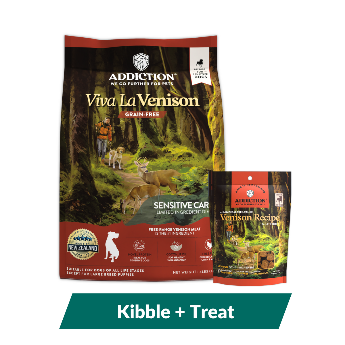 Addiction Viva La Venison Dry Dog Food – Addiction Pet Foods USA