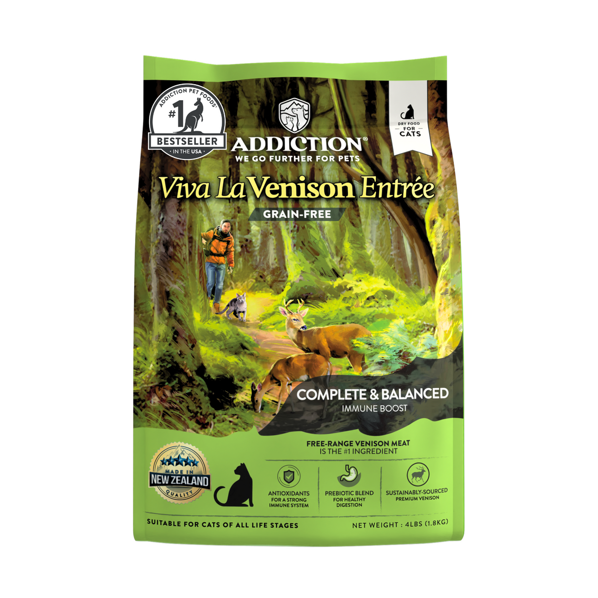 アディクション　Viva La Venison ドッグフード 9kg Amazon.com: Addiction Viva La Venison Dog Food – Grain-Free