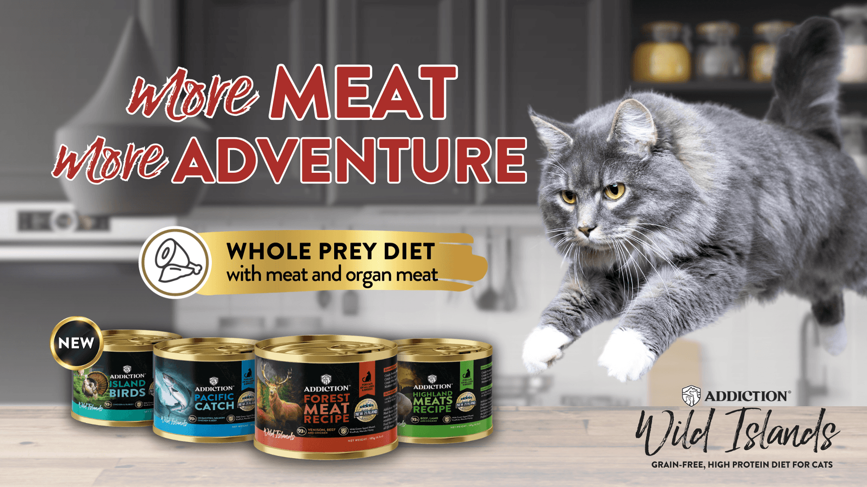 Wild Islands Canned Cat Food - Addiction Pet Foods