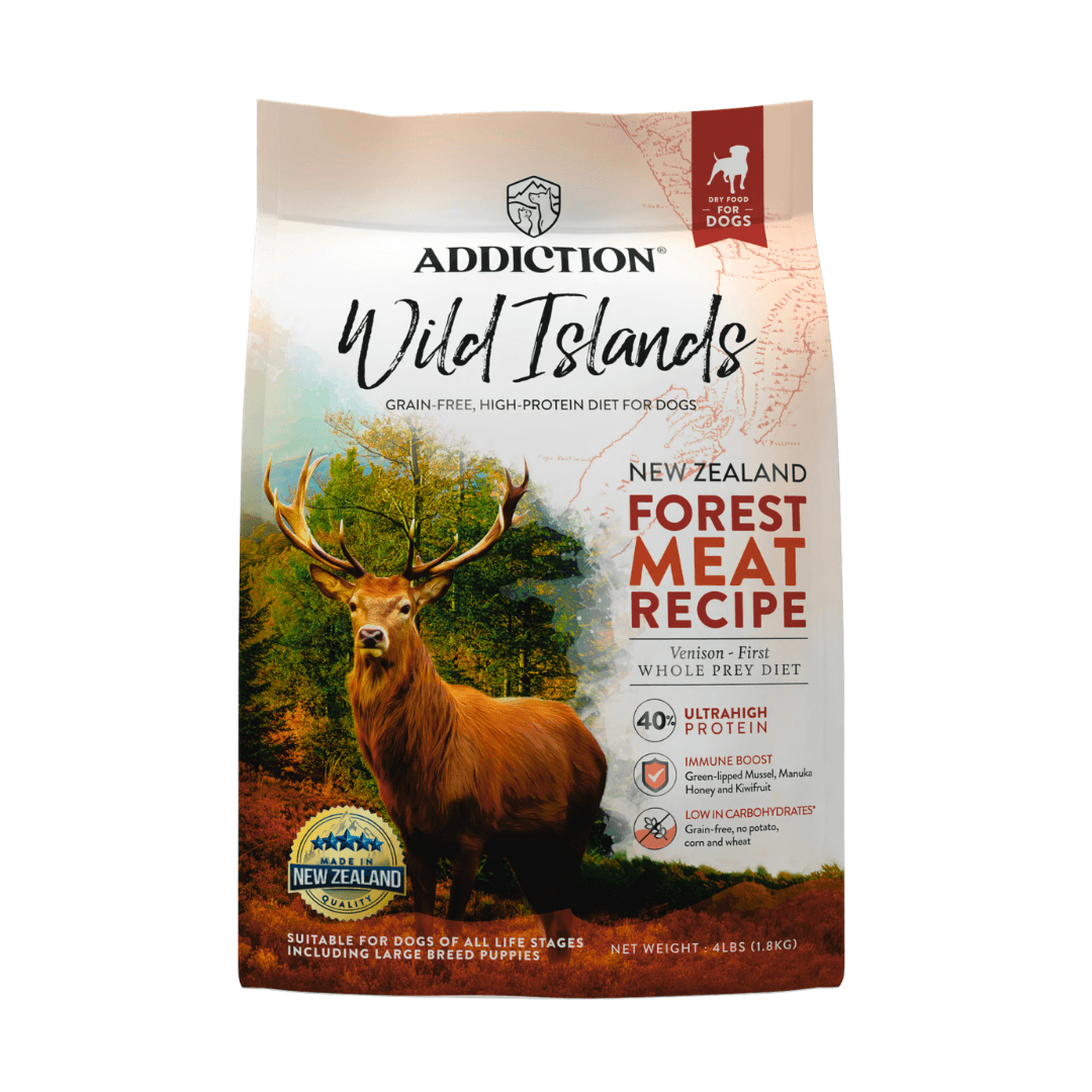 Addiction Wild Islands Forest Meat Premium Venison Recipe Dry Dog