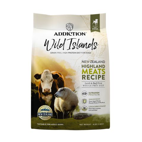 Wild Islands Highland Meats Grass-Fed Beef & Lamb Recipe Dry Dog Food