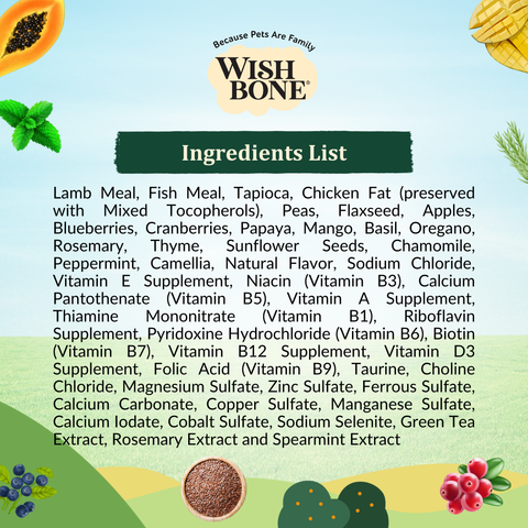 Wishbone Pasture New Zealand Lamb Dry Cat Food - Trial Pack Bundle of 12