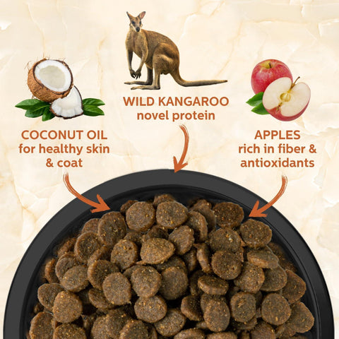 Wild Kangaroo & Apples Recipe Dry Dog Food - Trial Pack Bundle of 12