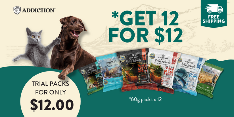 Addiction Dog & Cat Dry Food Trial Pack | Optimal Nutrition