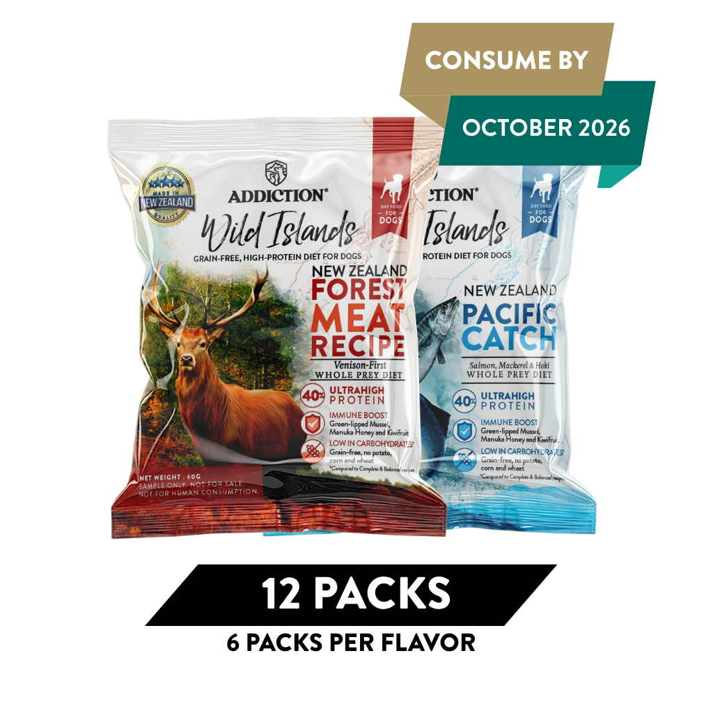 Wild Islands for Dog - Trial Pack Bundle of 12 (6 pack per flavor)