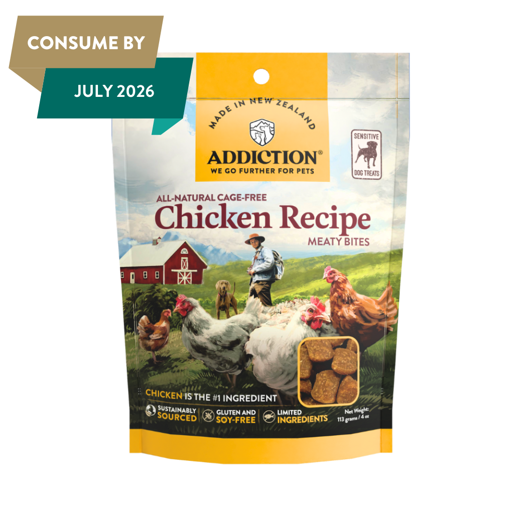 Addiction Chicken Meaty Bites - Hypoallergenic Dog Treats