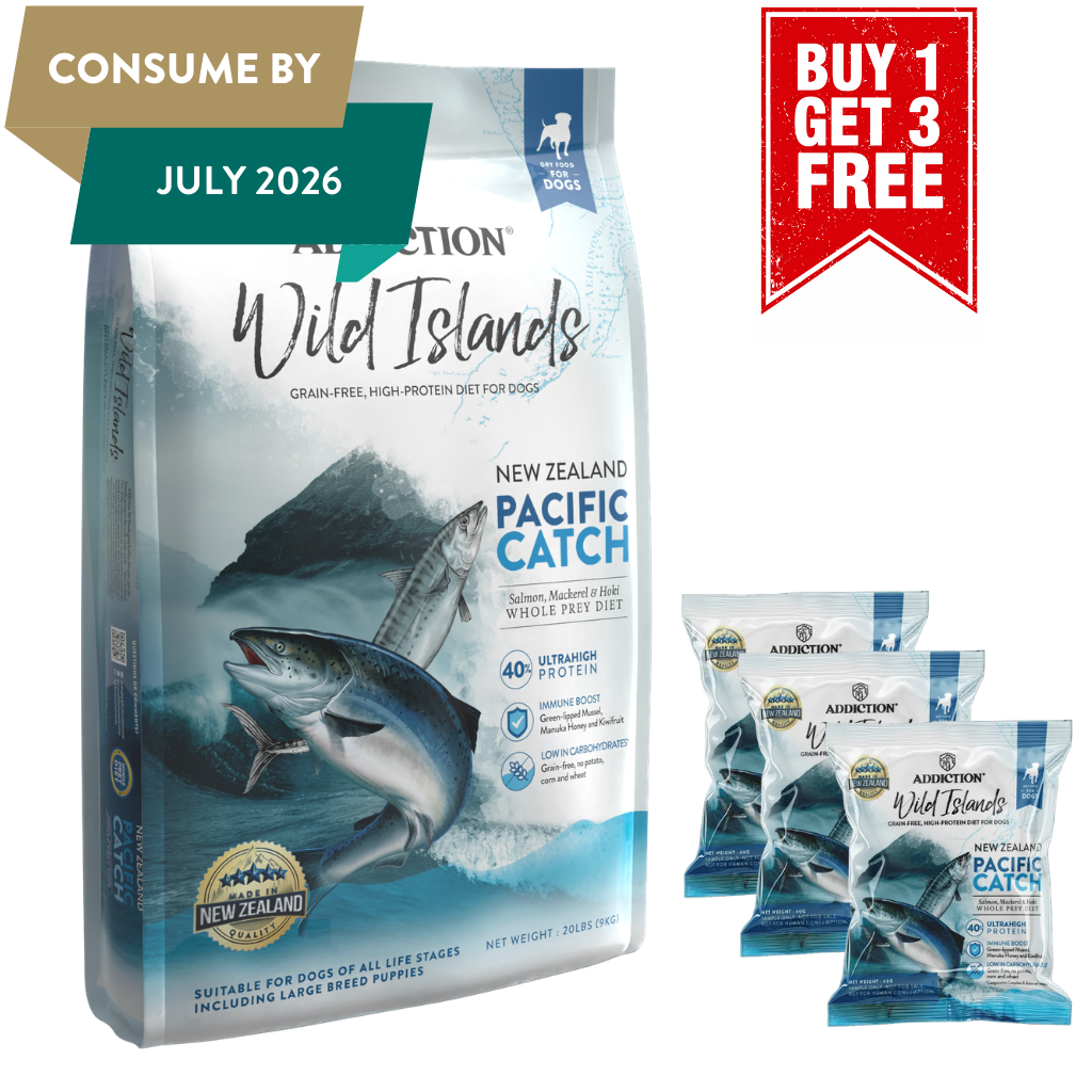Addiction Wild Islands Pacific Catch Premium King Salmon Mackerel & Hoki Dry Dog Food