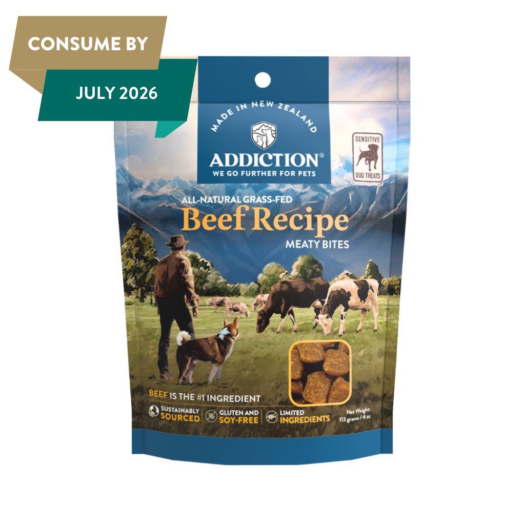Addiction Beef Meaty Bites - Hypoallergenic Dog Treats