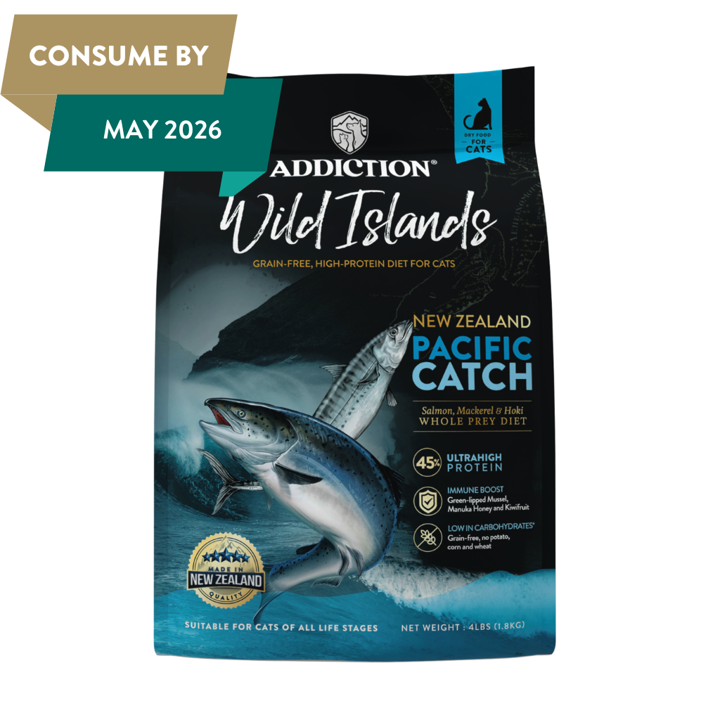 Addiction Wild Islands Pacific Catch Premium King Salmon Mackerel & Hoki Dry Cat Food