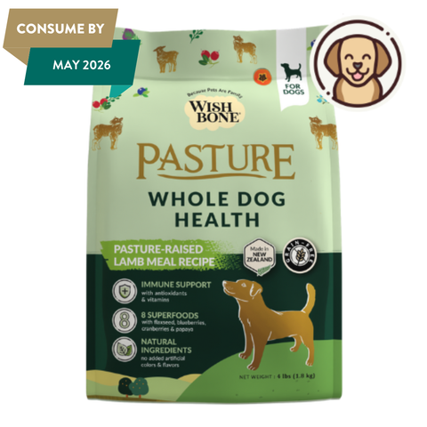 Wishbone Pasture for Dogs - New Zealand Lamb 4lb