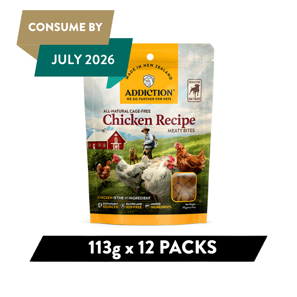 Addiction Chicken Meaty Bites - Hypoallergenic Dog Treats