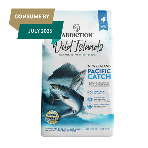 Addiction Wild Islands Pacific Catch Premium King Salmon Mackerel & Hoki Dry Dog Food