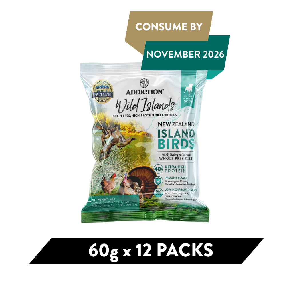 Addiction Wild Islands Bird Premium Duck Turkey & Chicken Dry Dog Food - Pack of 12