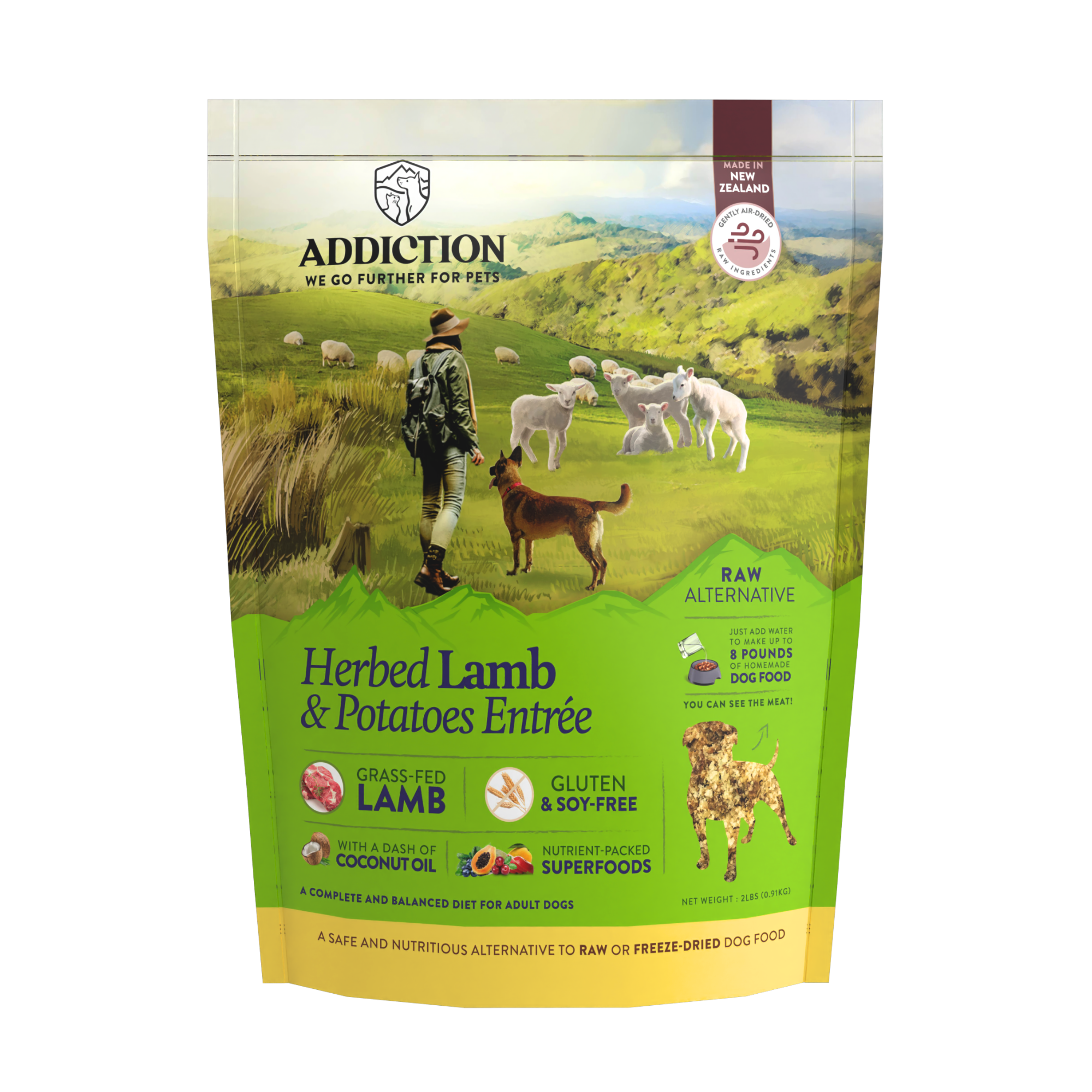Herbed Lamb & Potatoes Air-Dried Dog Food