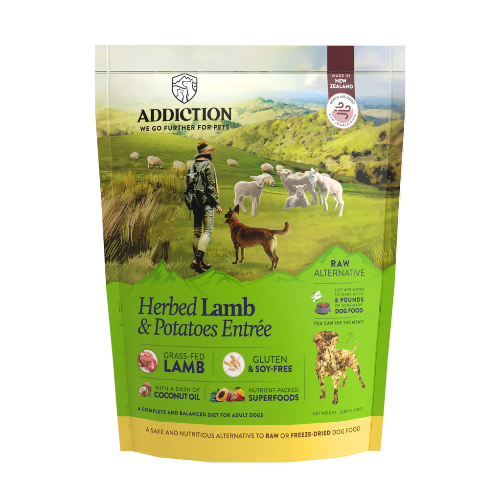 Addiction Herbed Lamb & Potatoes Air-Dried Dog Food