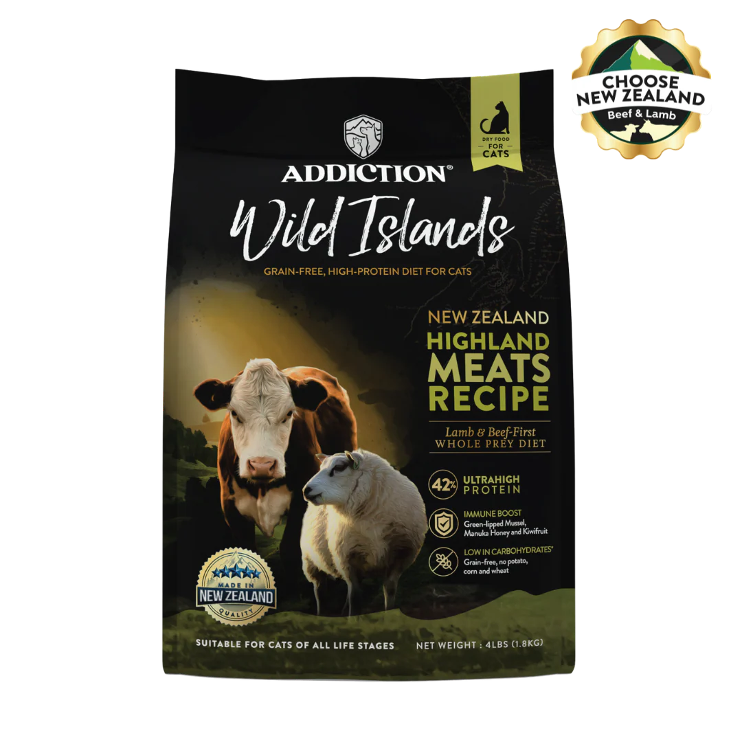 Wild Islands Highland Meats Grass-Fed Beef & Lamb Recipe Dry Cat Food