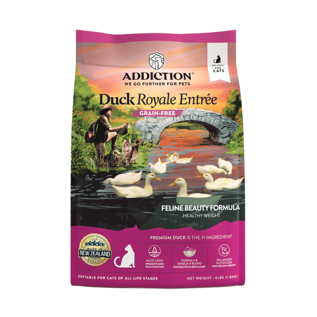 Duck dry cat food hot sale