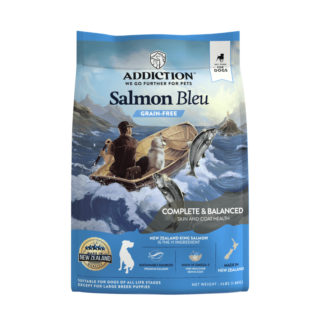 Addiction Salmon Bleu Dry Dog Food – Addiction Pet Foods USA