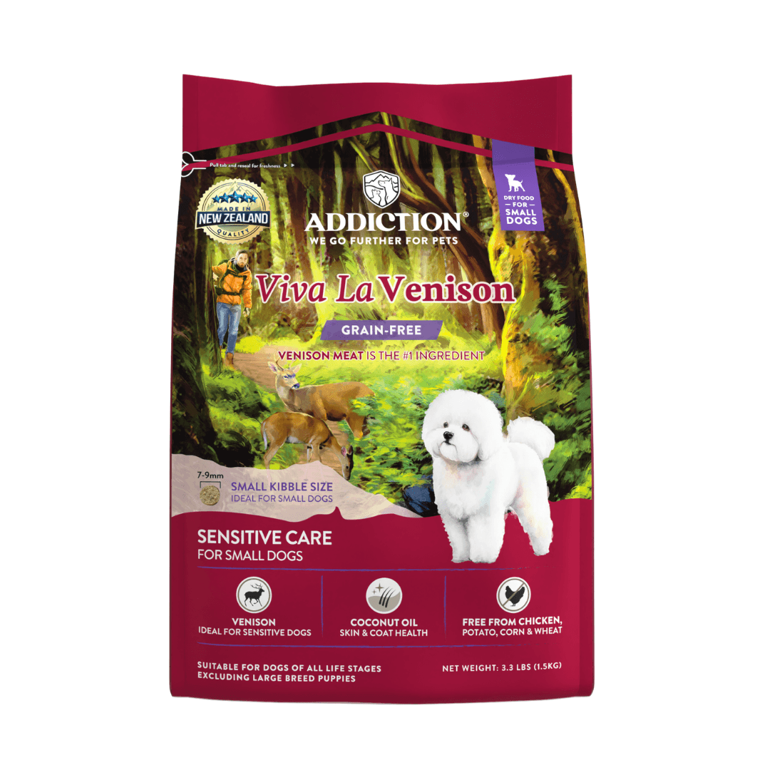 Viva La Venison Grain-Free Dog Food - Premium Venison for Small Breeds ...