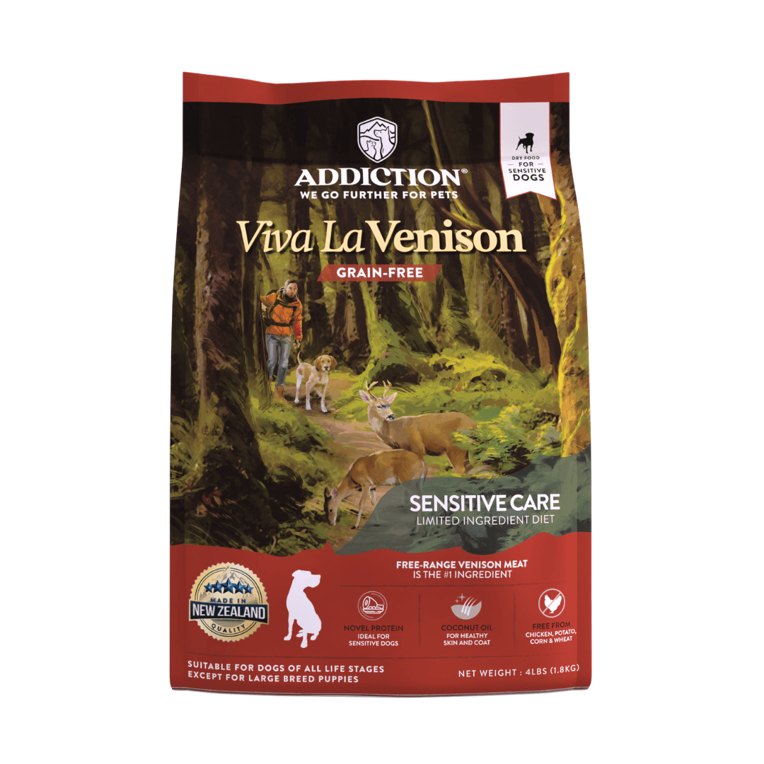 アディクション　Viva La Venison ドッグフード 9kg Addiction Viva La Venison Dry Dog Food – Addiction Pet Foods USA