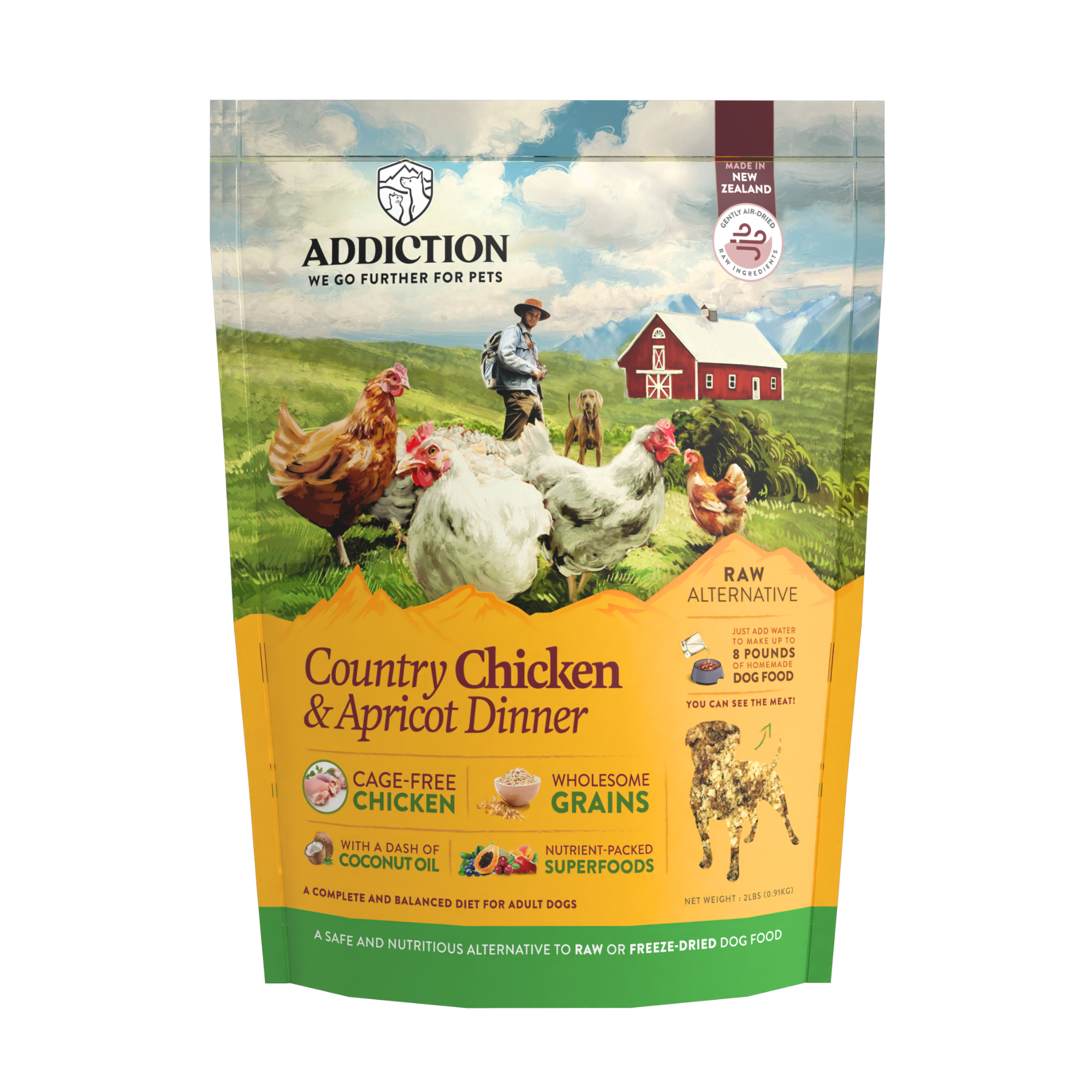 Country Chicken & Apricot Air-Dried Dog Food