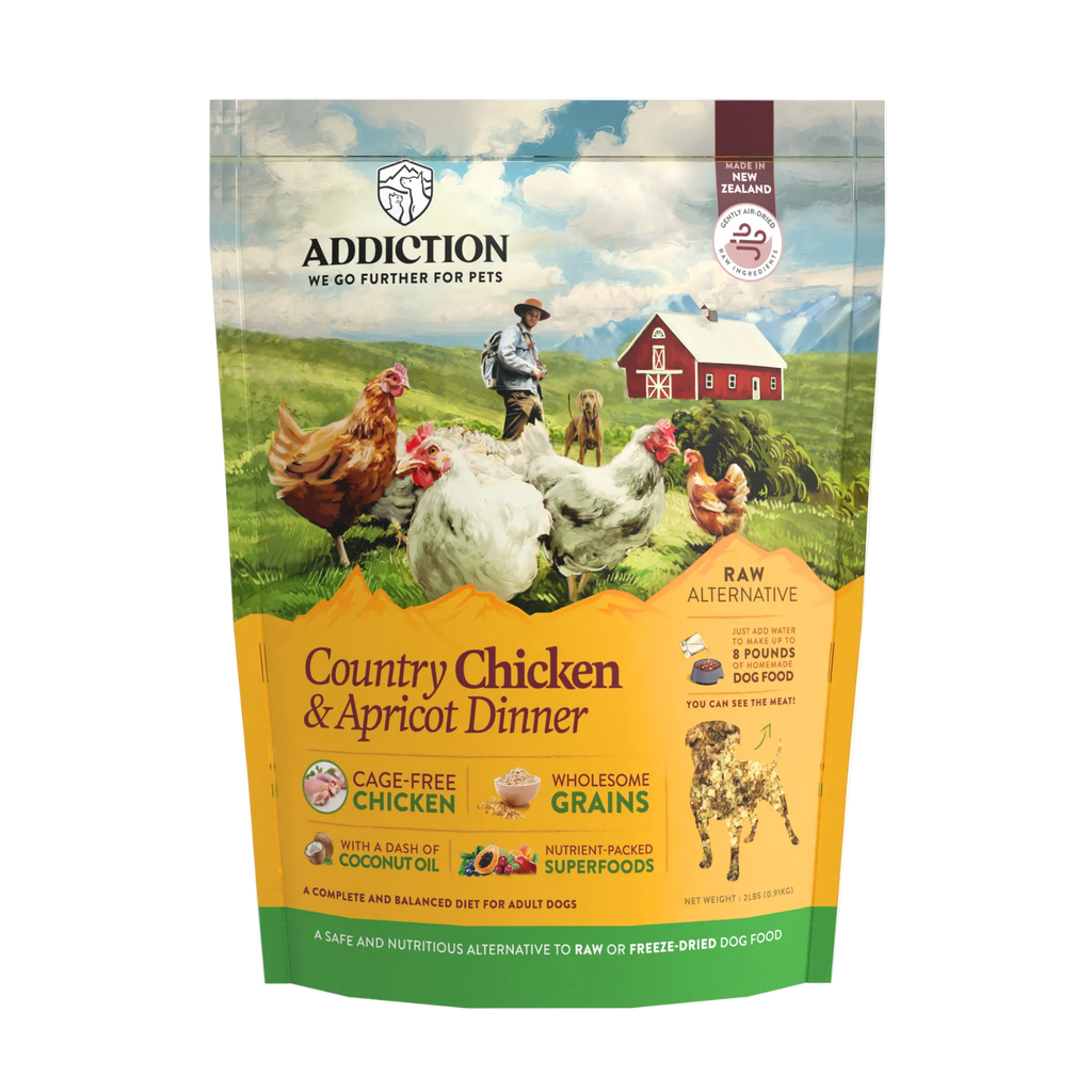 Addiction Country Chicken & Apricot Air-Dried Dog Food