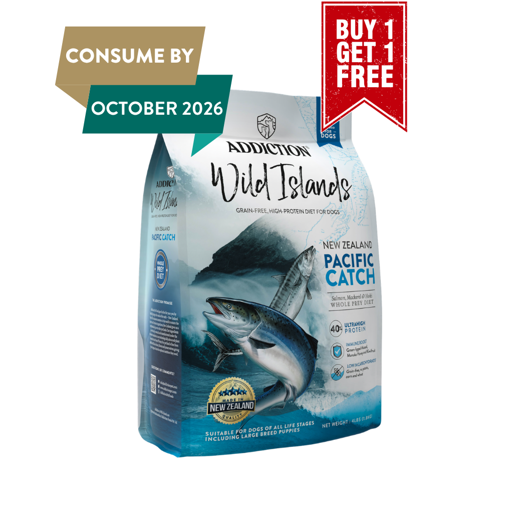 Addiction Wild Islands Pacific Catch Premium King Salmon Mackerel & Hoki Dry Dog Food