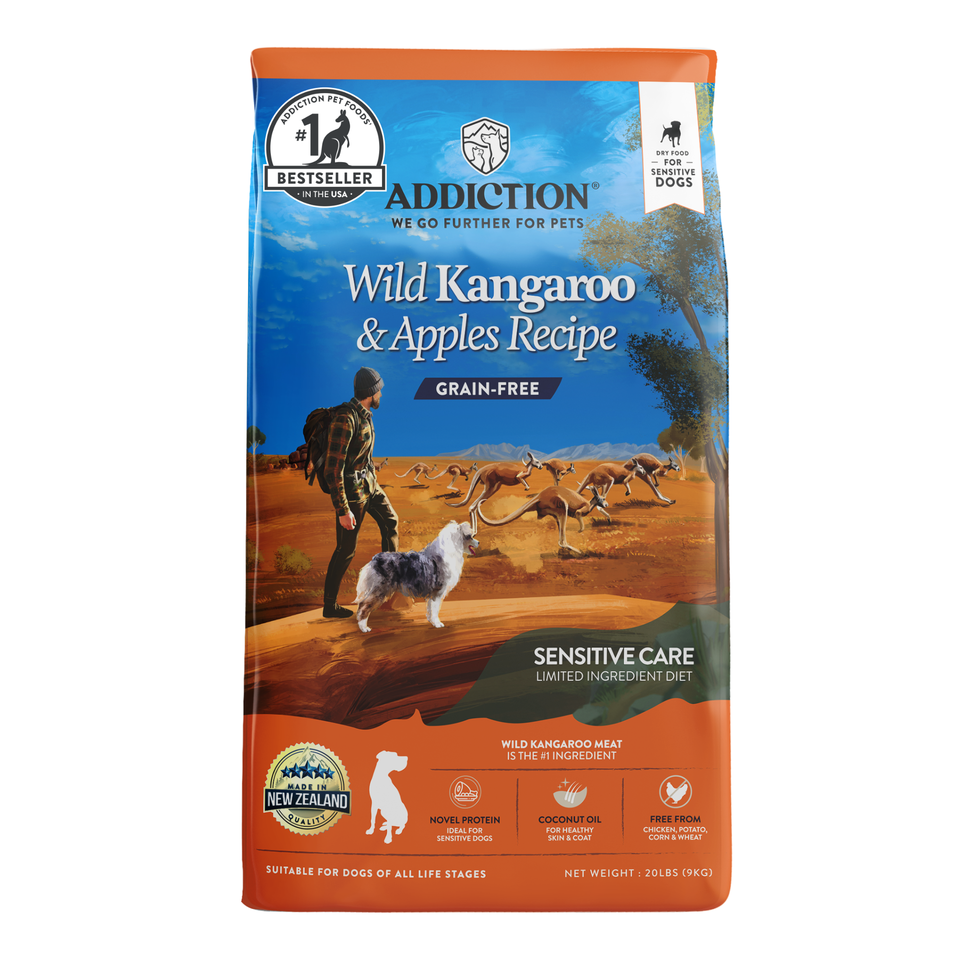 Wild Kangaroo & Apples Recipe Dry Dog Food