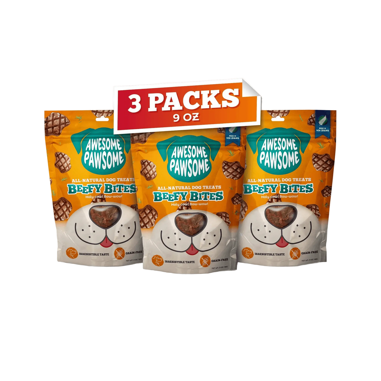 Awesome Pawsome Beefy Bites