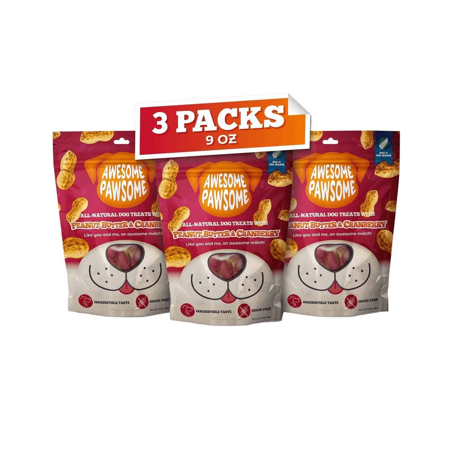 Awesome Pawsome Peanut Butter & Cranberry