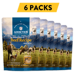 Treat your dog to the rich and flavorful Addiction Meaty Bites Beef Recipe dog treats. Made with premium grass-fed New Zealand Beef, these hypoallergenic treats are ideal for dogs with sensitivities and perfect for training or rewarding positive behavior. Give your dog a delicious and healthy indulgence they won't be able to resist.