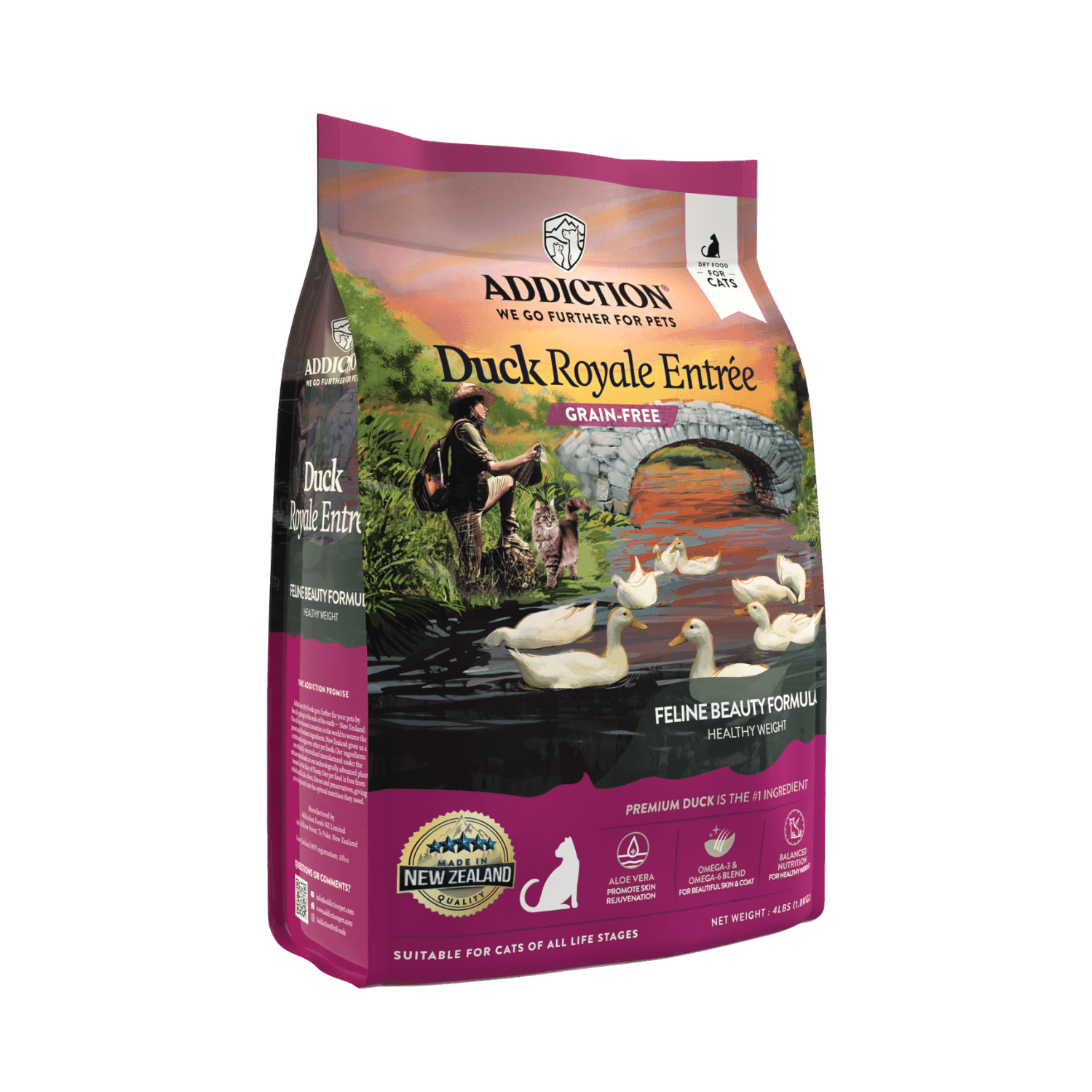 Addiction Duck Royale Dry Cat Food Addiction Pet Foods