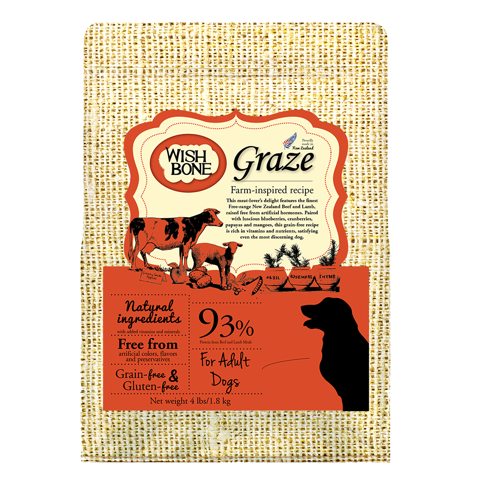 Wishbone Graze Beef and Lamb Dry Dog Food
