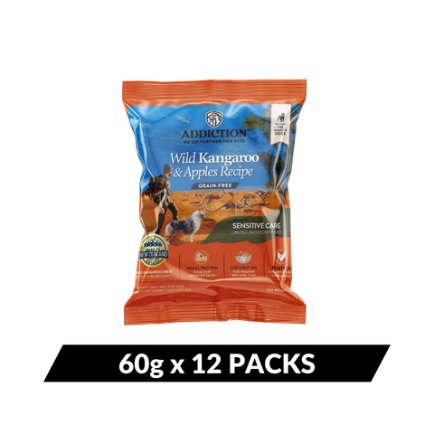 Wild Kangaroo & Apples Recipe Dry Dog Food - Trial Pack Bundle of 12
