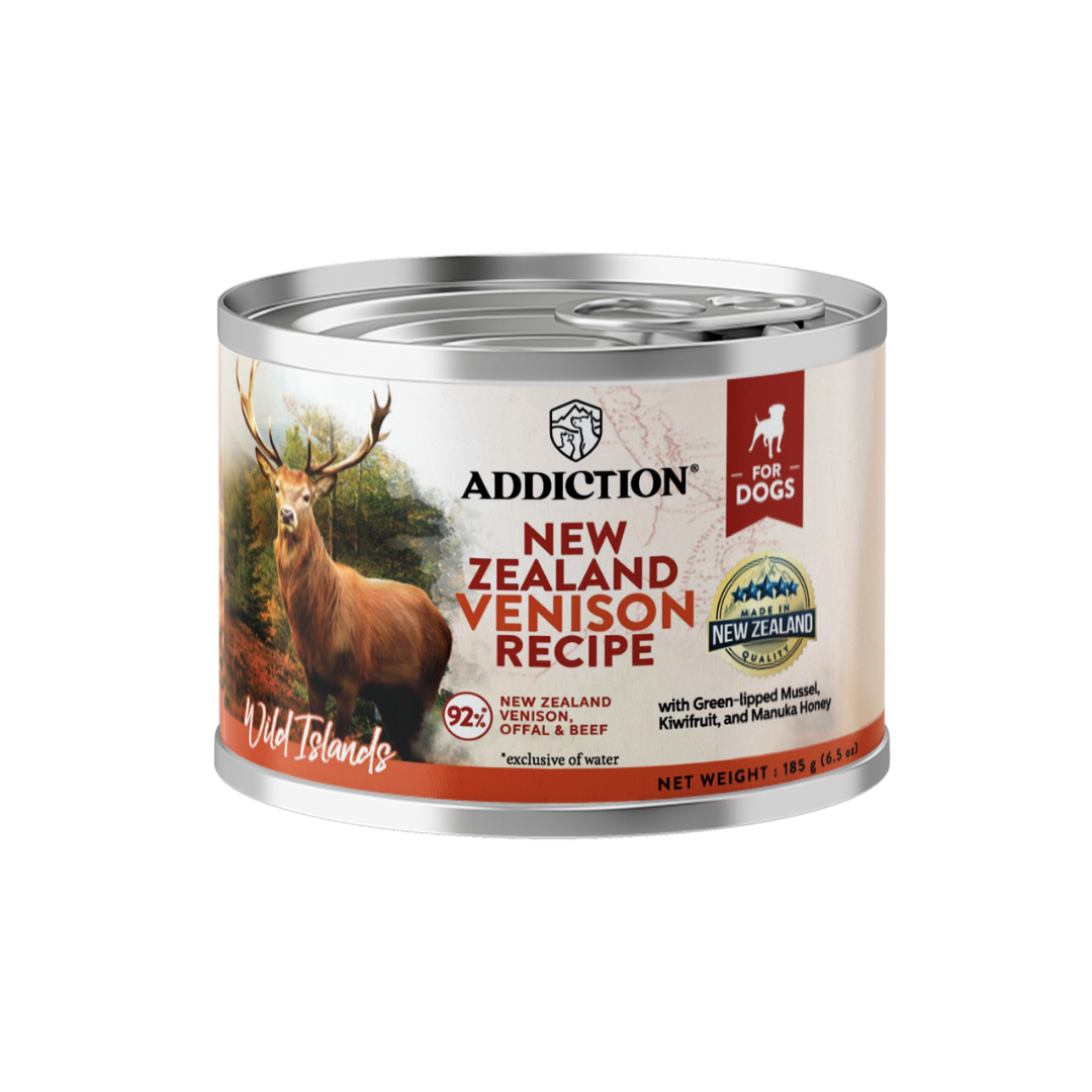 Wild Islands New Zealand Venison Recipe Premium Grain-free Canned Dog Food 185g