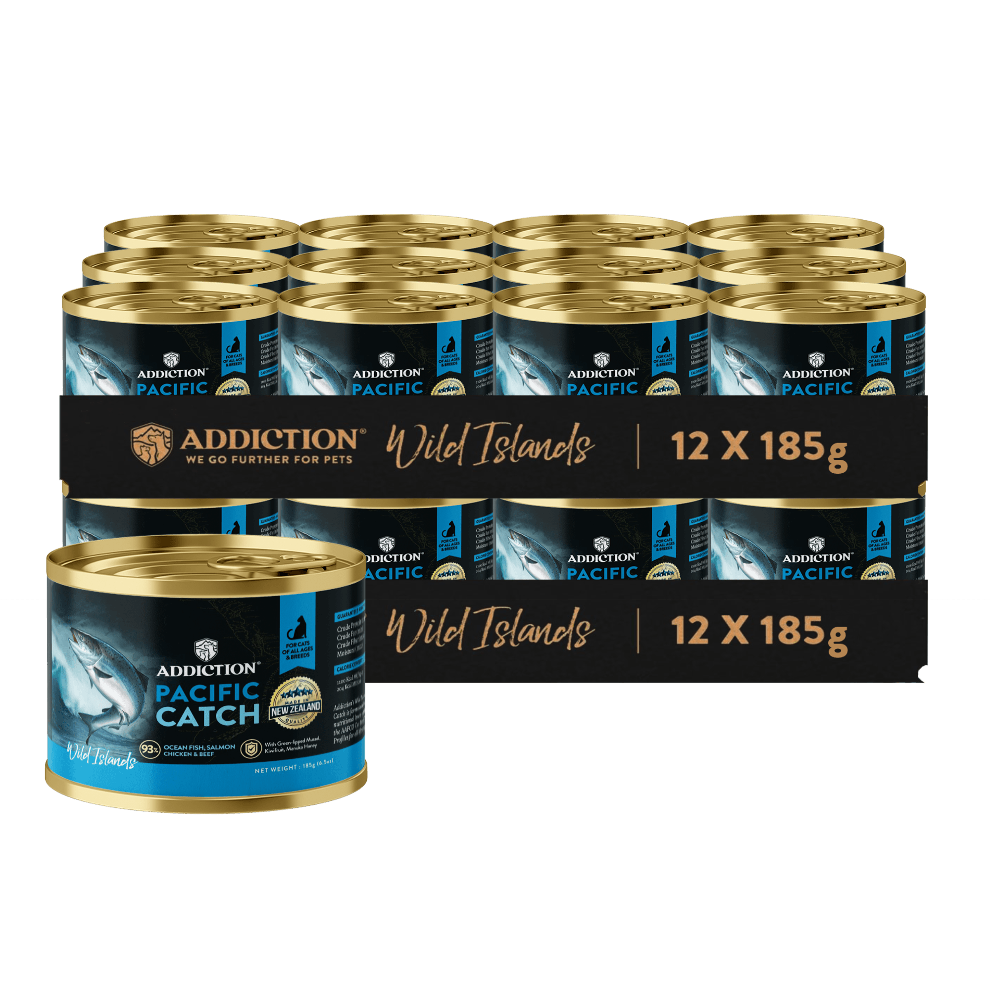 Wild Islands Pacific Catch Premium Ocean Fish & Salmon Grain-Free Canned Cat Food
