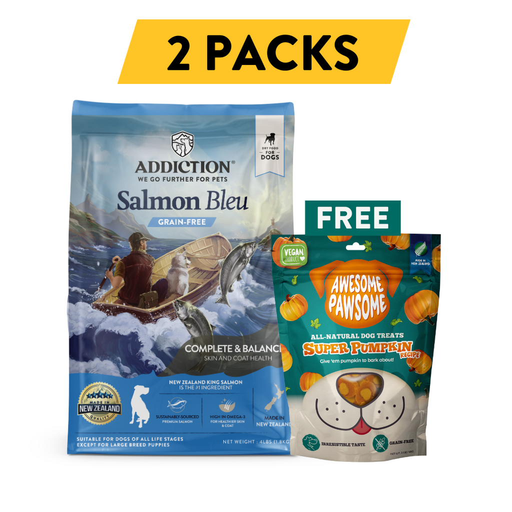 Addiction salmon outlet dog food