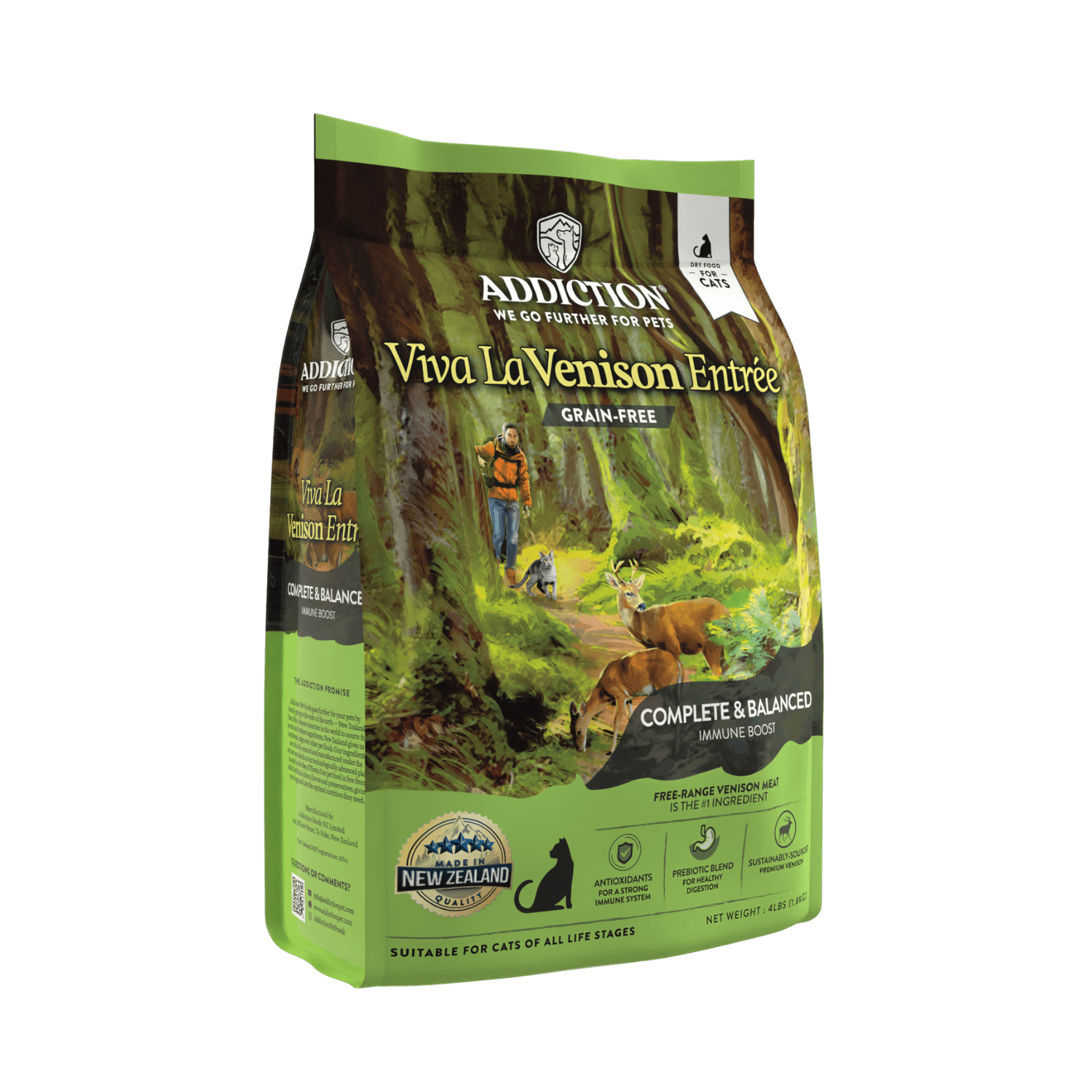 Addiction Viva La Venison Dry Cat Food Addiction Pet Foods USA addiction-viva-la-venison-dry-cat-food-addiction-pet-foods-usa