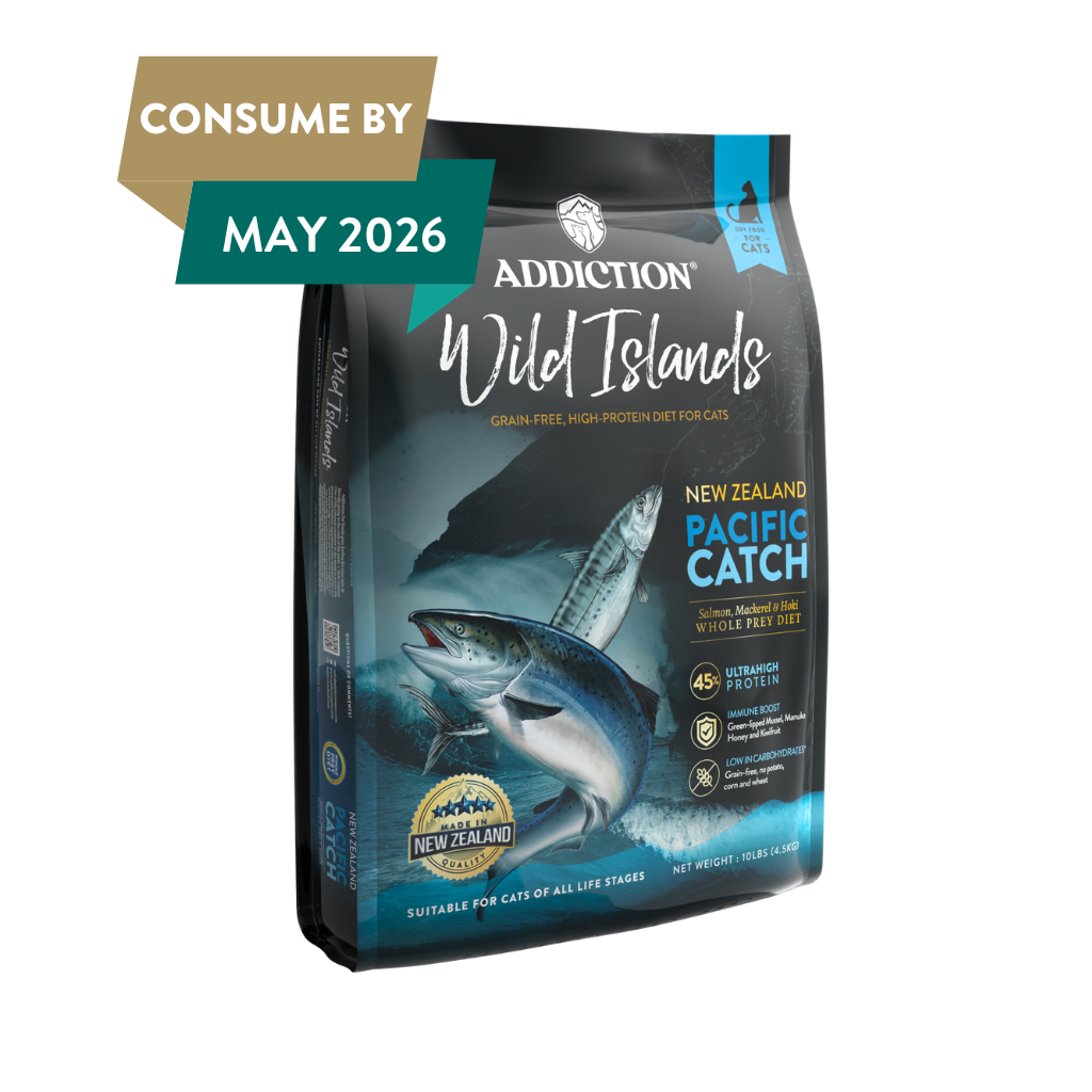 Addiction Wild Islands Pacific Catch Premium King Salmon Mackerel & Hoki Dry Cat Food