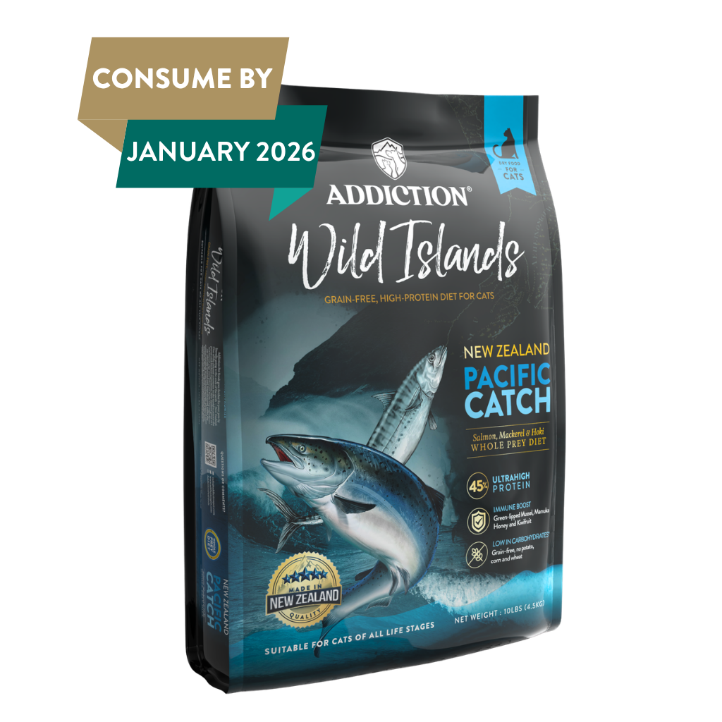 Addiction Wild Islands Pacific Catch Premium King Salmon Mackerel & Hoki Dry Cat Food