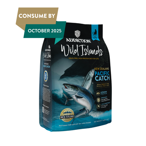 Addiction Wild Islands Pacific Catch Premium King Salmon Mackerel & Hoki Dry Cat Food