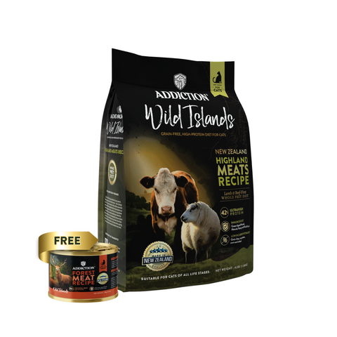 Wild Islands Highland Meats Grass-Fed Beef & Lamb Recipe Dry Cat Food