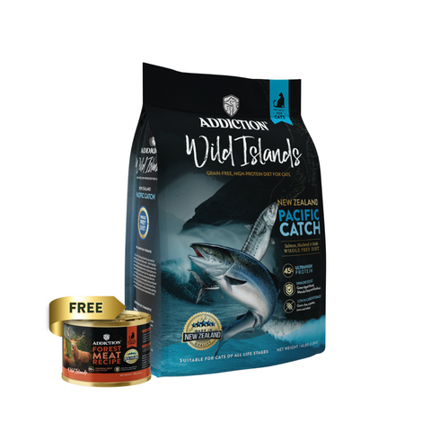 Wild Islands Pacific Catch Premium King Salmon Mackerel & Hoki Dry Cat Food