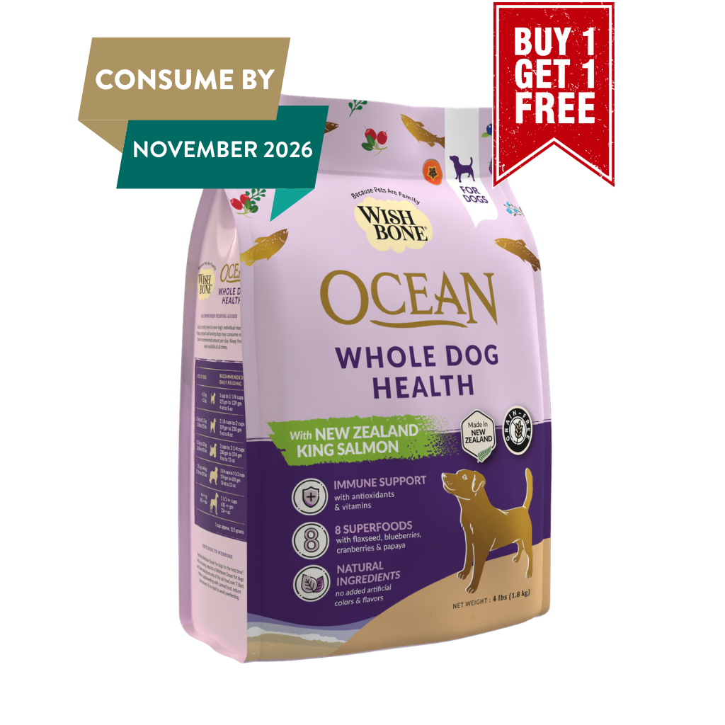 Wishbone Ocean for Dogs - New Zealand King Salmon 4lb