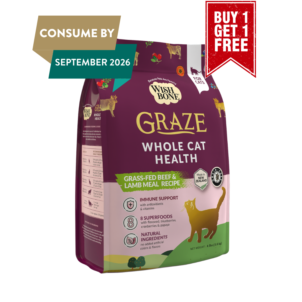 Wishbone Graze Beef and Lamb Dry Cat Food