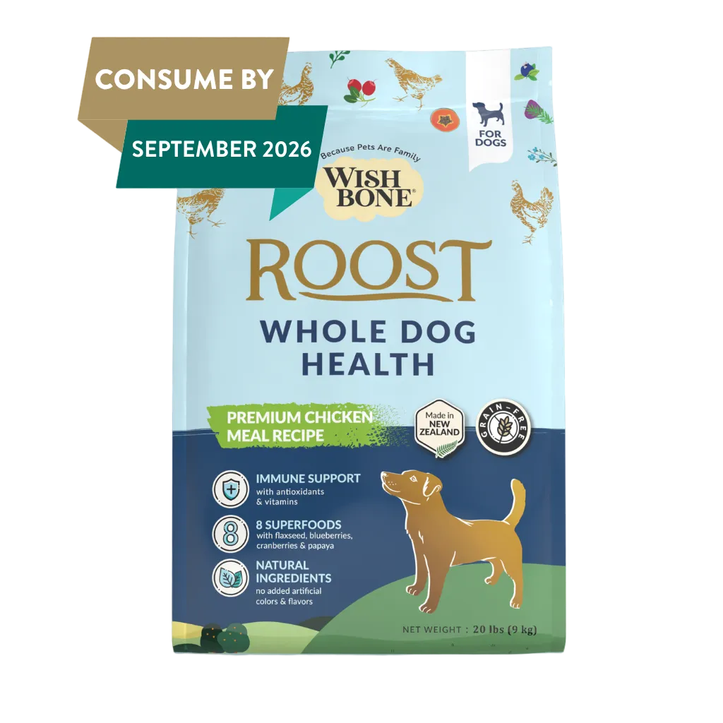 Wishbone Roost Chicken Dry Dog Food - 20lb