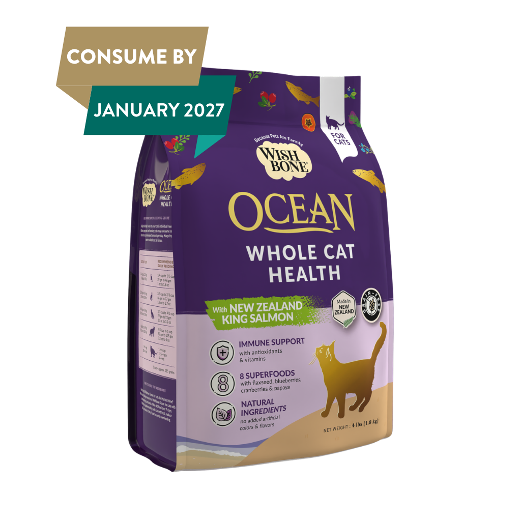 Wishbone Ocean New Zealand King Salmon Dry Cat Food