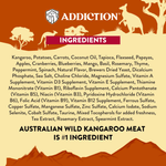 Addiction Kangaroo Air-Dried Dog Food & Treats Duo - Addiction Pet Foods USA