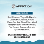 Addiction Meaty Bites Dog Treats Variety Bundle - Addiction Pet Foods USA