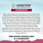 Addiction Viva La Venison Small Breed Dog Food & Meaty Bites Treats Bundle - Addiction Pet Foods USA